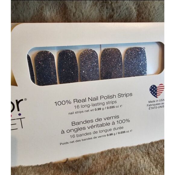 Moon river  Color Street Silver Glitter Press-On Nails. Moon river - Picture 4 of 11